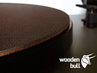 Wooden Bull Leather and Cork Audiophile Turntable Mat