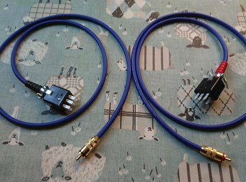 Pair of QUAD II to Phono cables