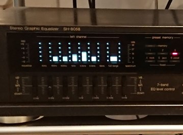 Technics SH-8058 Stereo Graphic Equalizer (1988-90)