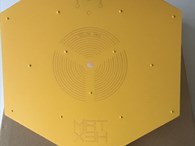 Hexmat Yello Bird Platter Mat